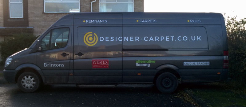 Designer Carpet Delivery Van