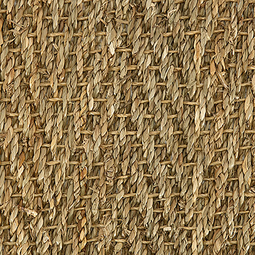 Crucial Trading Seagrass Herringbone Classic Natural Carpet Remnant